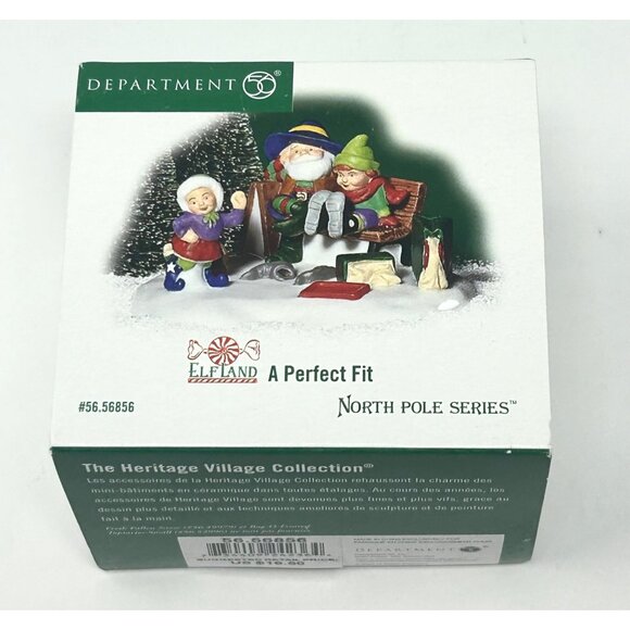 Department 56 ElfLand North Pole Series "A Perfect Fit" - Vintage - Picture 5 of 8